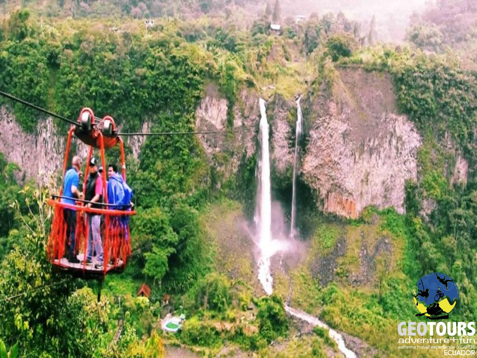 Baños de Agua Santa Waterfalls