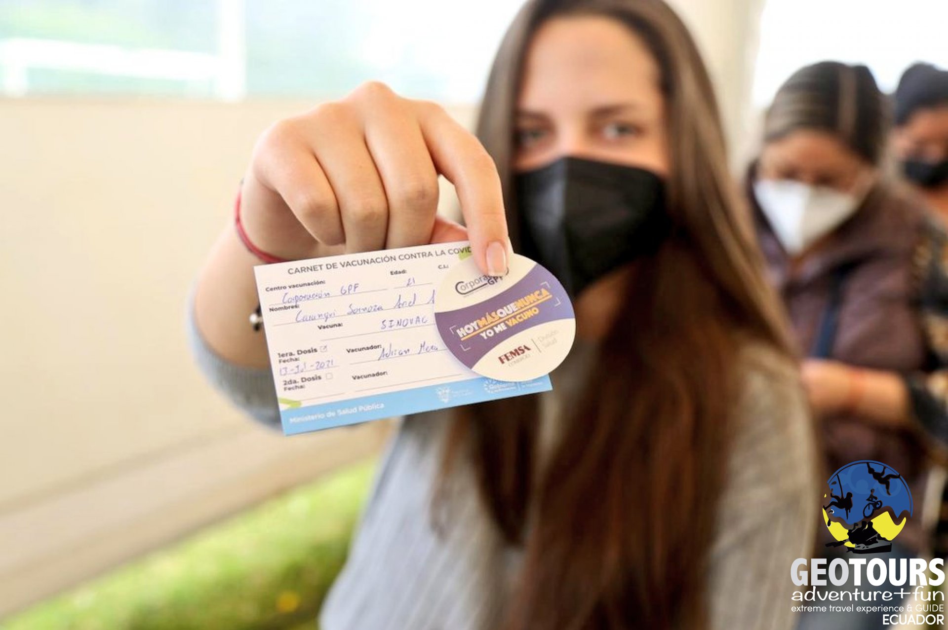 ¿En el terminal  piden o exigen presentar el carnet de vacunación en la ciudad de Baños de Agua Santa?
